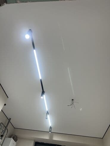 Сантехниктер: Керме шыптар Жылтырак, Жылтырабаган, 3D потолоктор Кепилдиги, Акысыз консультация, Акысыз ченөө — 8