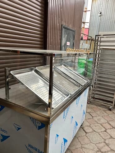 оборудование для пива на розлив: Витрина из нержавейки, тележки, столы стеллажи мойки, холодильные — 4