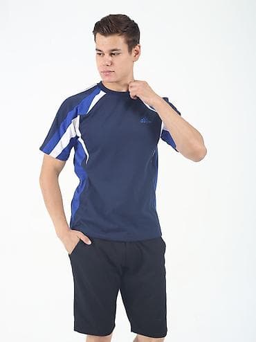 Жеке буюмдар: Мужская спортивная футболка adidas - Тип: футболка с коротким рукавом — 2