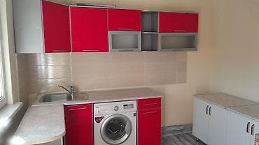 Кухонный гарнитур, цвет - Красный