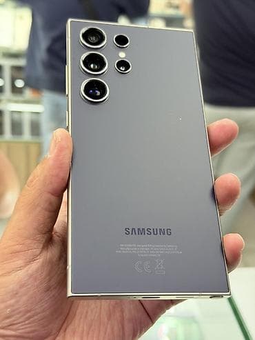 самсунг 30: Samsung Galaxy S24 Ultra, Б/у, 256 ГБ, цвет - Фиолетовый, 2 SIM — 2