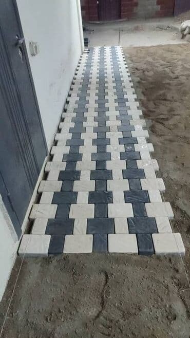 стол для плиты: Брусчатка "Квадрат" с рельефной поверхностью, имитирующей природный — 3