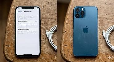 IPhone 12 Pro, Pacific Blue, Кабель, 74 %