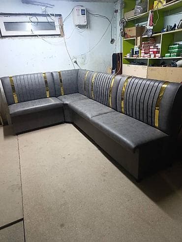 конструирование одежды: Кухонный мягкий уголок, Другой материал, цвет - Серый — 10