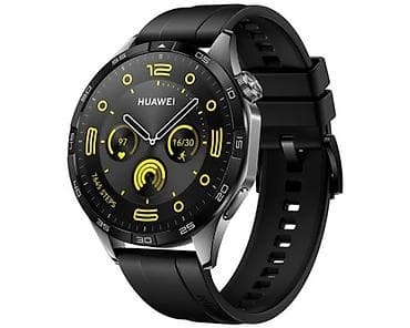 garmin vivoactive 4: HUAWEI Watch GT 4 (46 мм), черный силиконовый ремешок Реальному — 3