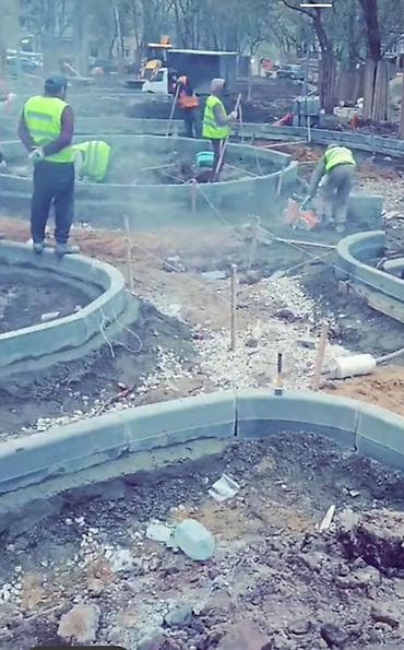 металлический уголок: Благоустройство территории: устройство бордюров и формирование — 1