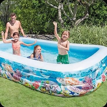 Спорт и отдых: Надувной семейный бассейн Intex 58485 “Морское дно”/“Тропический риф” — 2