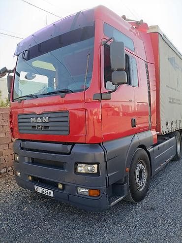 балон комбайн: Тягач, MAN, Тентованный — 1