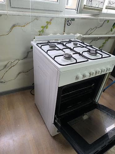 Печи, плиты: Газовая плита с духовкой Apettito, белая - 4 конфорки газовые — 2