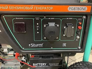 p 50: Однофазный бензиновый генератор Sturm! PG8780NE Основные — 2