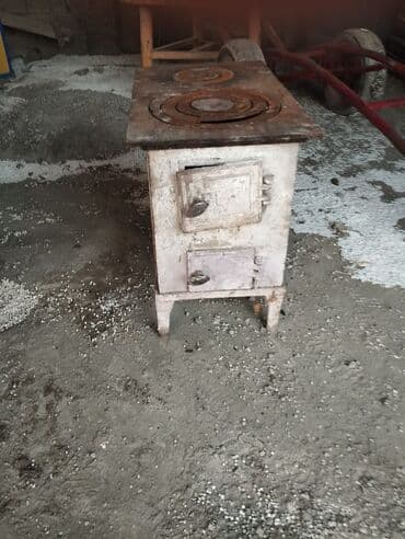 буржуйки печки: Печь-буржуйка из металла с варочной поверхностью. Особенности: - — 5