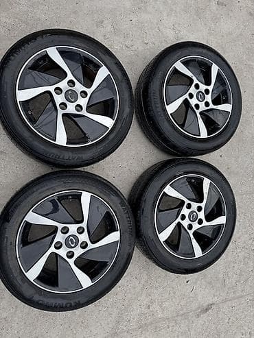 Колеса в сборе 205 / 55 / R 16, Лето, Б/у, Комплект, Литые, отверстий - 5