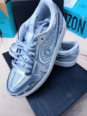nike tn: Кроссовки, 38.5, Nike, Новый, цвет - Серебристый, Самовывоз — 1