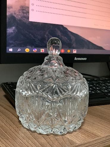 крышка от казана: Сахарница с крышкой 10*13см стекло шкатулка #сахарница — 1