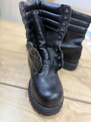 платья для полных женщин: Ботинки берцы 39 размер( китайские)кожаные, черные, высокие. - — 2