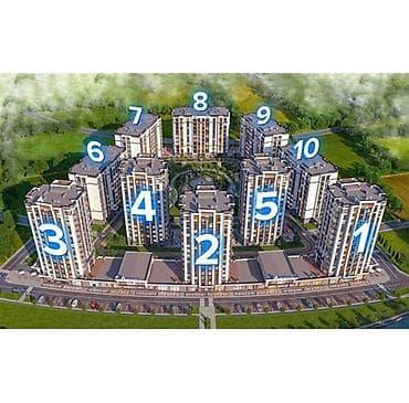 imak: 3 комнаты, 131 м², Асанбай мкр Элитка, 9 этаж, ПСО (под самоотделку) — 3