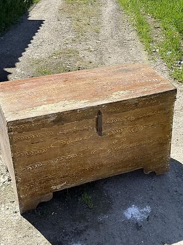 ножки для сундука: Сундук, Для белья, Дерево, цвет - Коричневый — 3