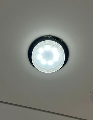Круглый встраиваемый светодиодный светильник с ярким белым светом
