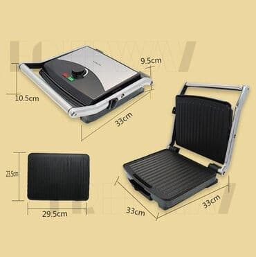 электро грильница: Гриль электрический для дома контактный прижимной для стейков с — 5