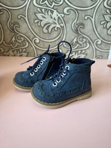 детская ортопедическая обувь: Детская обувь (несколько пар) 1) Черные ботинки на толстой рифлёной — 2