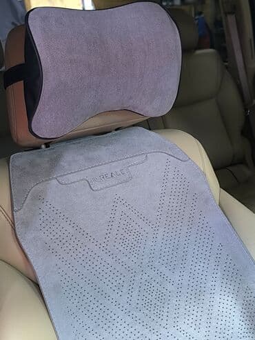 чехол кресло: Чехлы Алькантара, С подушкой, цвет - Серый, Lexus, Новый, Самовывоз, Платная доставка — 5