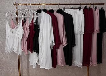 amber elixir: Женские пижамные комплекты с кружевом - Комплекты из легкой — 2