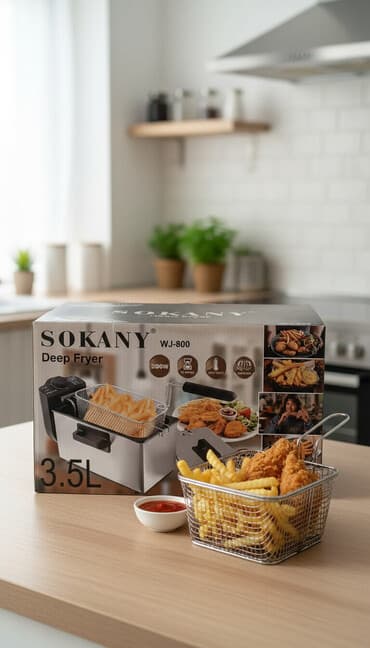 купить фритюрницу: Фритюрница SOKANY WJ-800 -Фритюрница — 1