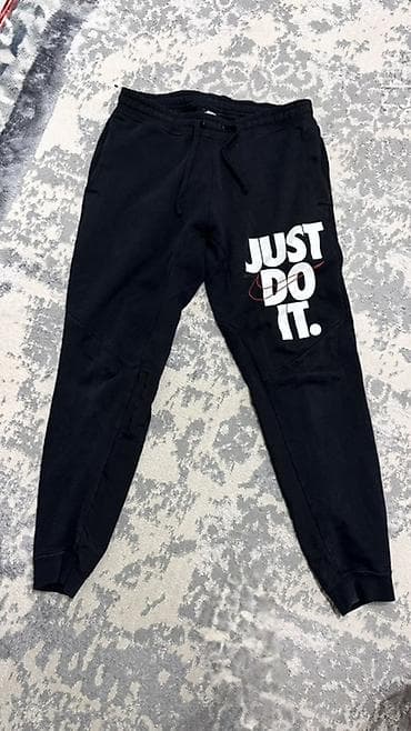 джог: Спортивные джоггеры Nike “Just Do It” - Цвет: черный - Размер: S — 1