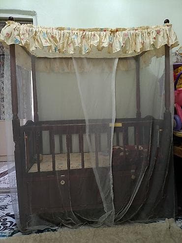 бассейн большой: Люлька, Колыбель, Дерево, цвет - Коричневый — 3