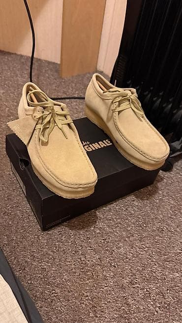 Ботинки: Мужские ботинки, 41, Clarks, Новый, цвет - Бежевый, Платная доставка, Самовывоз — 2