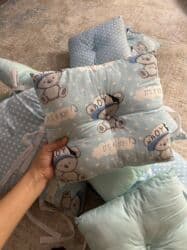 купить бортики на детскую кроватку: Бортики-подушки для детской кроватки - Комплект мягких — 6