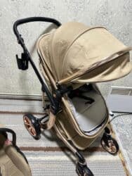 коляска viki vigorkids: Балдар арабасы, түсү - Алтын — 6
