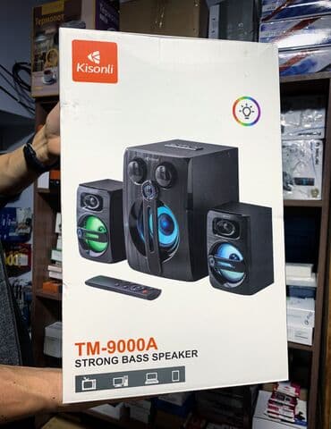 Kisonli TM-9000A динамик материал колонки акустической энергии 2,1 для at lalafo.kg Kisonli TM-9000A динамик материал колонки акустической энергии 2,1 для