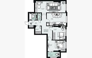 real sight: 3 комнаты, 94 м², Элитка, 11 этаж, Готовая ПСО (под самоотделку) — 1