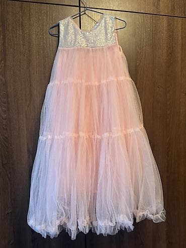 Детское платье, цвет - Розовый