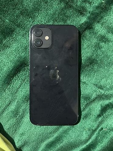 айфон 7 с: IPhone 12, Б/у, 64 ГБ, Черный, Чехол, 72 % — 2