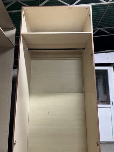 шкафы для дома бу: Шифоньер, Колдонулган, Түз, түсү - Күрөң, МДФ — 10