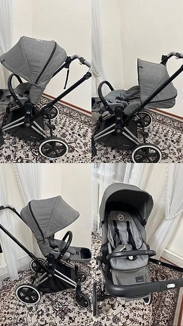 сколько стоит коляска cybex: Коляска, Cybex, цвет - Серебристый, Б/у, Самовывоз — 1