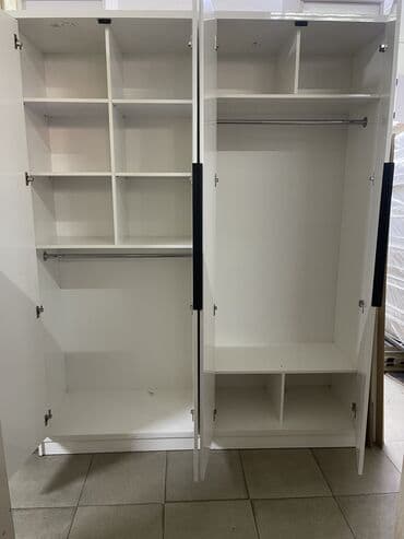 шифонеры в рассрочку: Шкаф для одежды, Новый, Прямой, ЛДСП — 2