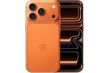 IPhone 17 Pro Max, Б/у, 256 ГБ, Оранжевый, Защитное стекло, Чехол, Коробка, 100 %