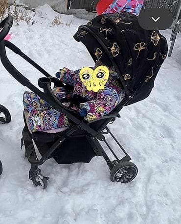 коляска прогулочные: Коляска, цвет - Черный — 1