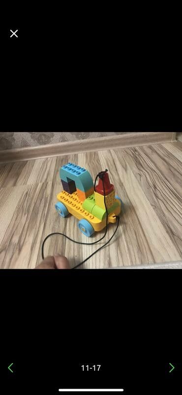 купить лего недорого: Развивающий игровой нобор lego duplo. каталка1000 сом. Набор состоит — 13