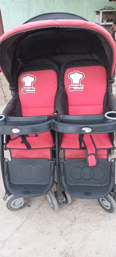 детские игровые площадки бишкек: Коляска, цвет - Черный, Б/у — 5