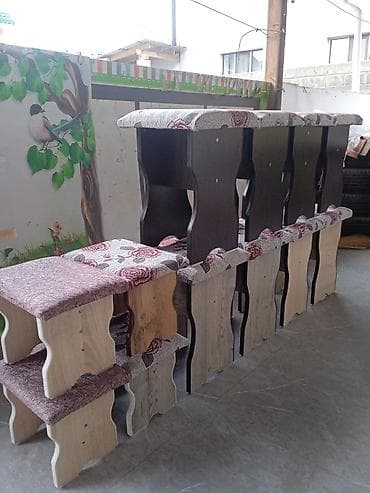 Ремонт и строительство: Пуфы-скамейки с мягким сиденьем - Компактные табуреты с мягкой — 1