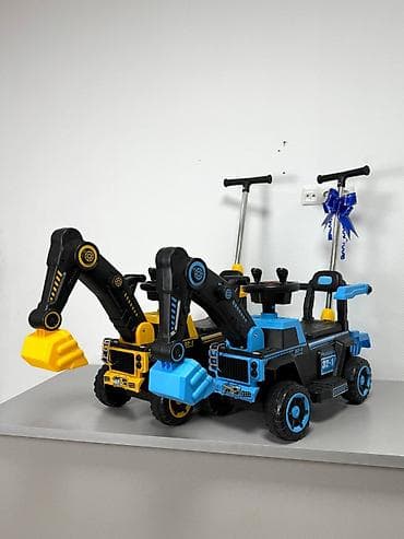 Детская каталка-экскаватор 2‑в‑1 - Тип: ride-on машинка с lalafo.kg да Детская каталка-экскаватор 2‑в‑1 - Тип: ride-on машинка с