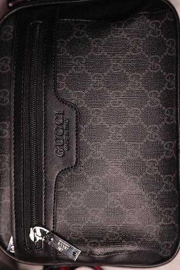 Сумки: Классическая сумка, Gucci, Материал: Комбинированный материал, Винтажный стиль, Водонепроницаемость, Застежка на молнии, Мужские, Новый — 6