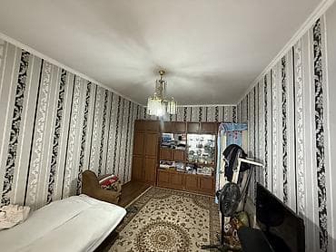 105: 1 комната, 35 м², Пишпек 105 серия, 3 этаж, Старый ремонт — 7