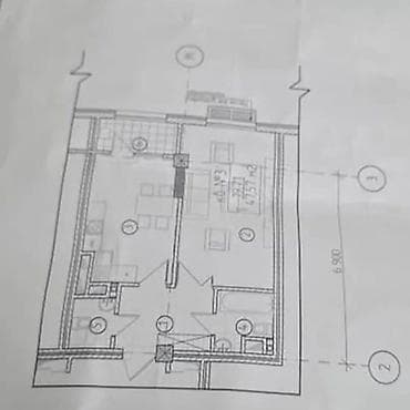 Недвижимость: 1 комната, 48 м², Джал мкр (в т.ч. Верхний, Нижний, Средний) Элитка, 8 этаж, ПСО (под самоотделку) — 3