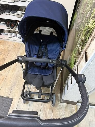 second hend: Коляска, Cybex, цвет - Голубой, Б/у — 3