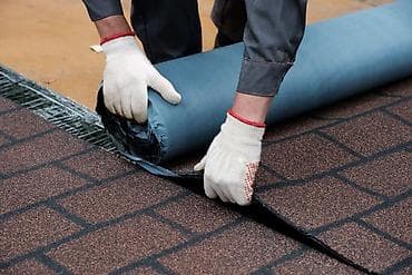 Рулонная черепица, крыша, кровля, ремонт кровли, ремонт крыши